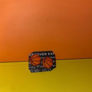 Hypoallergenic Basketball Stud Earrings